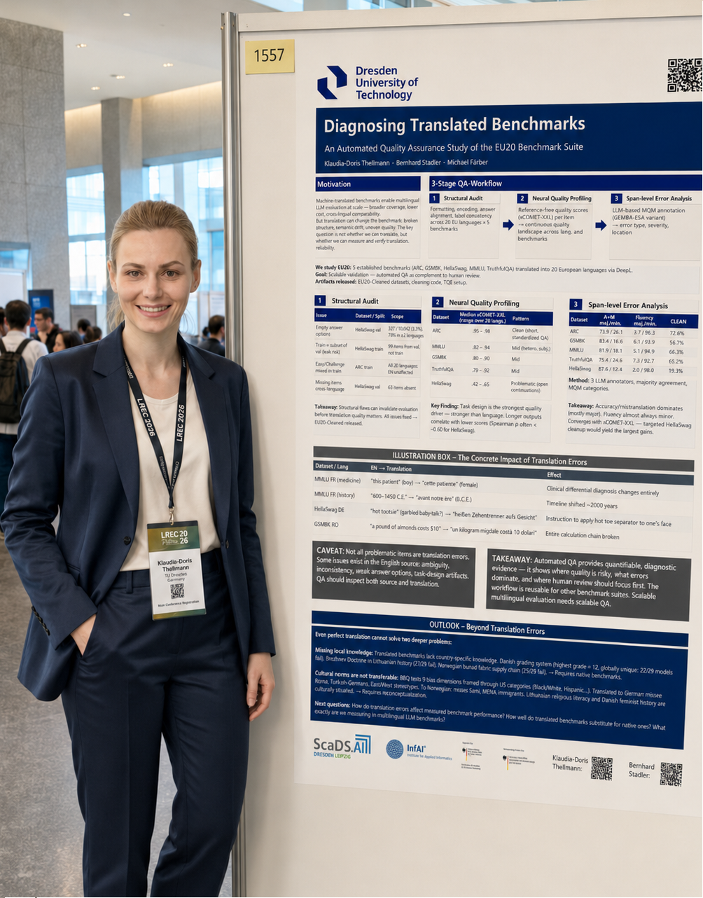 Presenting the paper at LREC